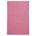 Simple Home Solid Rug by Colonial Mills in Pink (Size 4'W X 6'L)