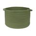 Simply Home Solid Basket by Colonial Mills in Moss Green (Size 14X14X10)