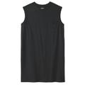 Men's Big & Tall Shrink-Less™ Longer-Length Lightweight Muscle Pocket Tee by KingSize in Black (Size 2XL) Shirt