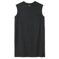 Men's Big & Tall Shrink-Less™ Longer-Length Lightweight Muscle Pocket Tee by KingSize in Black (Size 8XL) Shirt