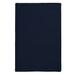 Simple Home Solid Rug by Colonial Mills in Navy (Size 2'W X 6'L)
