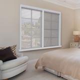 Wide Width Horizontal Sheer Shade by Whole Space Industries in Gray (Size 27" W 64" L)