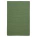 Simple Home Solid Rug by Colonial Mills in Moss Green (Size 5'W X 5'L)