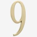 4" Numbers by Whitehall Products in #9 Gold