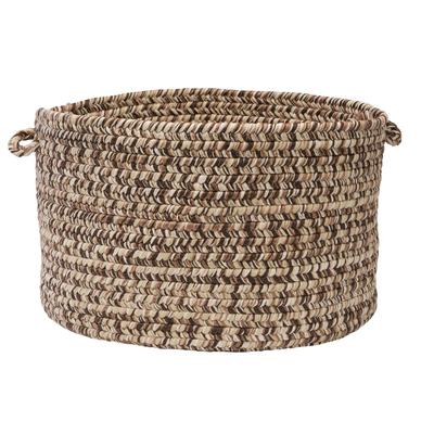 Corsica Basket by Colonial Mills in Brown (Size 14X14X10)