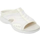 Extra Wide Width Women's The Tracie Slip On Mule by Easy Spirit in Bright White (Size 10 WW)