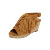 Wide Width Women's The Diane Espadrille by Comfortview in Tan (Size 10 1/2 W)