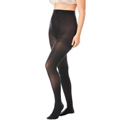 Plus Size Women's 2-Pack Smoothing Tights by Comfort Choice in Black (Size C/D)