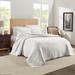 Raphaela European Matelassé Coverlet Set by Sky Home in White (Size QUEEN)