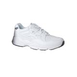 Women's Stability Walker Sneaker by Propet in White Leather (Size 11 X(2E))