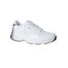 Women's Stability Walker Sneaker by Propet in White Leather (Size 11 X(2E))