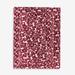 Cotton Flannel Print Sheet Set by BrylaneHome in Cranberry Reindeer (Size QUEEN)