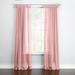 Wide Width BH Studio Sheer Voile Tab-Top Panel by BH Studio in Pale Rose (Size 60" W 95" L) Window Curtain