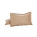 Bed Maker's Tailored Pillow Sham 2-Pack, Standard by Levinsohn Textiles in Mocha (Size STANDARD)