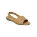 Extra Wide Width Women's The Adele Sling Sandal by Comfortview in Suntan (Size 10 1/2 WW)