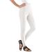 Plus Size Women's Ankle-Length Essential Stretch Legging by Roaman's in White (Size 1X) Activewear Workout Yoga Pants