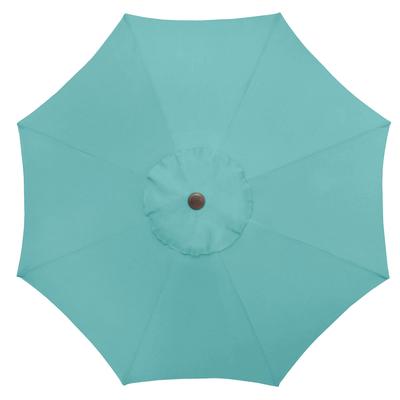 9 Ft. Tilt-and-Crank Umbrella by BrylaneHome in Haze 9 Foot Heavy Duty Fade-Resistant Tilting Shade