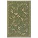 Liora Manne Carmel Dragonfly Indoor/Outdoor Rug 23"X7'6" by Brylane Home in Green (Size 7'10" RD)