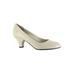 Extra Wide Width Women's Fabulous Pump by Easy Street® in Bone (Size 8 1/2 WW)