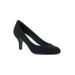 Women's Passion Pumps by Easy Street® in Black Suede (Size 9 1/2 M)
