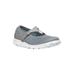 Women's TravelLite Mary Jane Sneaker by Propet® in Silver (Size 10 M)