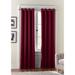 Wide Width BH Studio Room-Darkening Grommet Panel by BH Studio in Burgundy (Size 54" W 72" L) Window Curtain