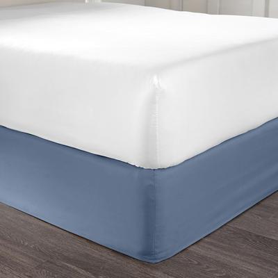 BH Studio Microfiber Bedskirt by BH Studio in Blue Smoke (Size QUEEN)
