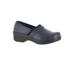 Extra Wide Width Women's Origin Slip-On by Easy Street in Navy Tool (Size 8 WW)