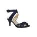 Wide Width Women's Soncino Sandals by J. Renee® in Navy (Size 8 W)