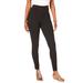 Plus Size Women's Ankle-Length Essential Stretch Legging by Roaman's in Black (Size 4X) Activewear Workout Yoga Pants