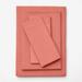 BH Studio Solid Sheet Set by BH Studio in Coral (Size TWIN)