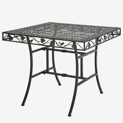 Ivy League Square Dining Table by 4D Concepts in Brown