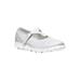 Wide Width Women's TravelLite Mary Jane Sneaker by Propet® in White (Size 9 W)