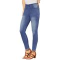 Plus Size Women's 360 Stretch Jegging by Denim 24/7 in Medium Stonewash (Size 18 W) Pull On Jeans Denim Legging