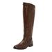 Extra Wide Width Women's The Malina Wide Calf Boot by Comfortview in Brown (Size 8 WW)