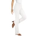 Plus Size Women's Bootcut Comfort Stretch Jean by Denim 24/7 in White Denim (Size 16 T)