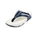 Wide Width Women's The Sporty Slip On Thong Sandal by Comfortview in Navy (Size 11 W)