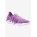 Wide Width Women's TravelActiv Sneaker by Propet in Berry (Size 12 W)