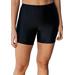 Plus Size Women's Swim Boy Short by Swim 365 in Black (Size 22) Swimsuit Bottoms