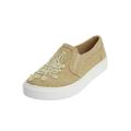 Extra Wide Width Women's The Skyla Slip On Sneaker by Comfortview in Khaki (Size 12 WW)