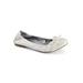 Women's Sunnyside II Flat by White Mountain in White Patent (Size 10 M)