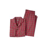 Men's Big & Tall Hanes® Woven Pajamas by Hanes in Red Plaid (Size 3XLT)