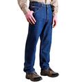Men's Big & Tall Flame Resistant Relaxed Fit Jeans by Wrangler® in Antique Indigo (Size 52 32)