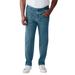 Men's Big & Tall Liberty Blues™ Relaxed-Fit Stretch 5-Pocket Jeans by Liberty Blues in Blue Wash (Size 70 38)