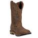 Wide Width Men's Dan Post Blayde 11" Shaft Distressed Steel Toe Boot by Dan Post in Saddle Tan (Size 9 W)