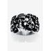 Men's Big & Tall Skull Ring by PalmBeach Jewelry in Stainless Steel (Size 15)