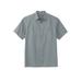 Men's Big & Tall Short-Sleeve Pocket Sport Shirt by KingSize in Gunmetal (Size 4XL)