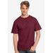 Men's Big & Tall Hanes® Tagless ® T-Shirt by Hanes in Maroon (Size 3XL)