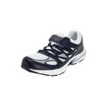 Extra Wide Width Men's KingSize No-Tie Sneakers by KingSize in Navy White (Size 12 EW)