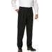 Men's Big & Tall Signature Lux Pleat Front Khakis by Dockers® in Black (Size 44 30)